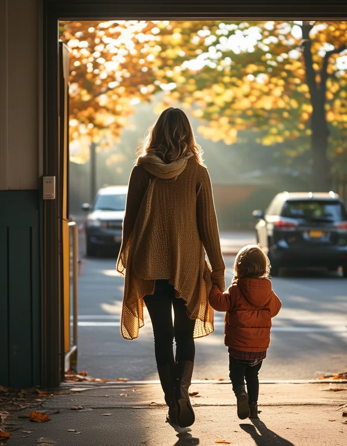 The Carpool Line Outfit That Actually Works Once Fall Mornings Turn Cold