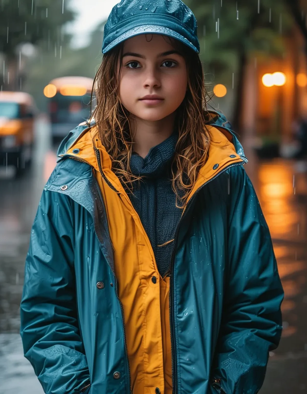 The Rainy-Day Carpool Outfit Formula That Actually Survives Multiple Car Doors