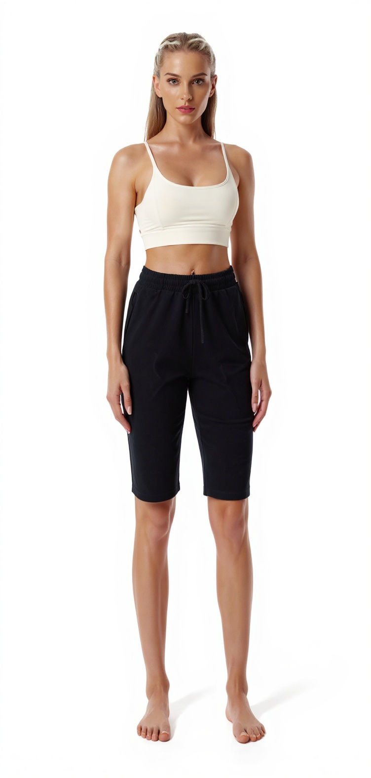 Yoga Shorts in Black — The Carpool Lane Edit style look