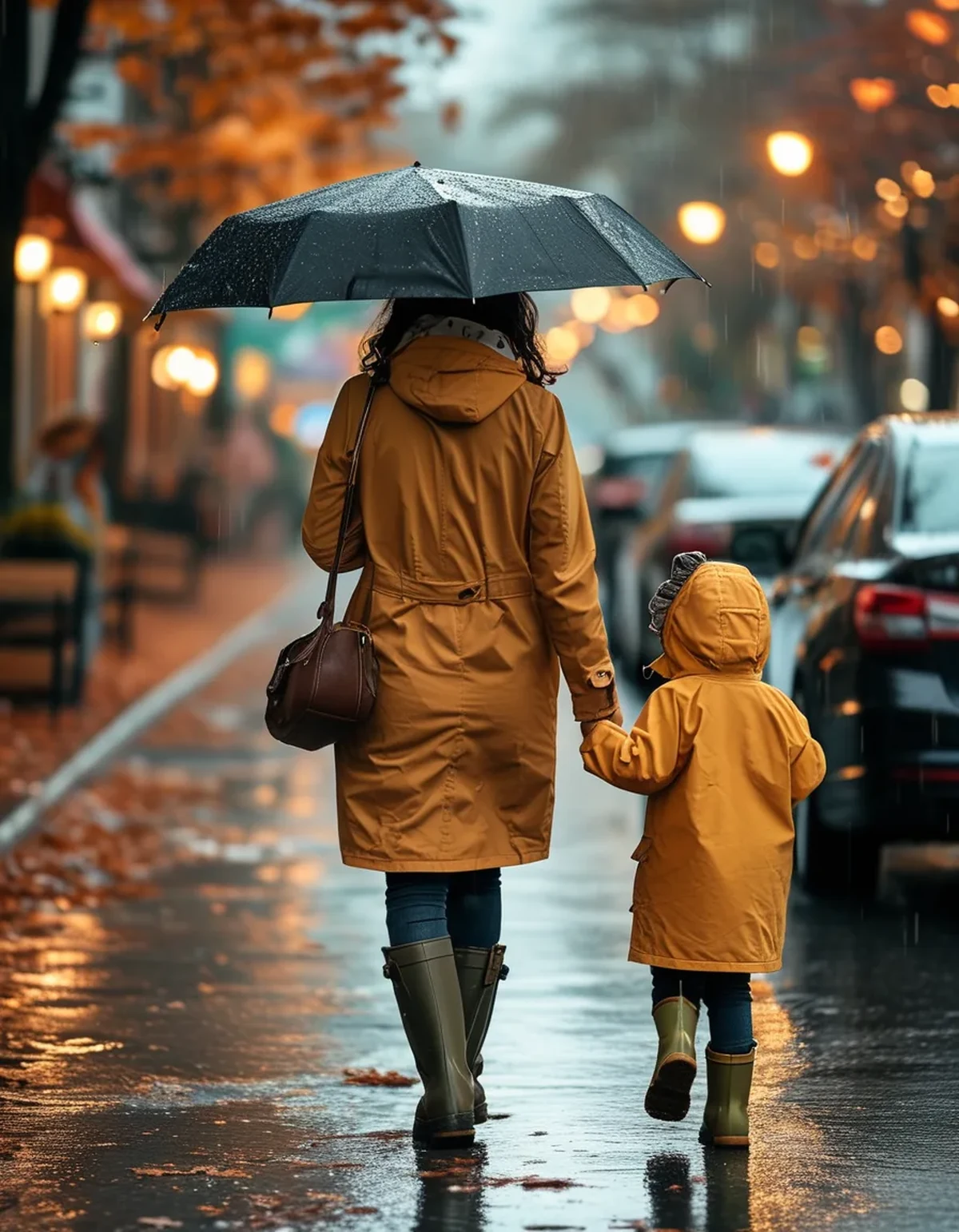 The Rainy-Day Carpool Outfit That Won't Have You Slipping in the School Drop-Off Line